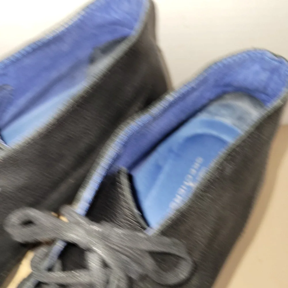 Mark Nason x Skechers Mens Black Blue Leather Chukka Boots Lace Up Size 13